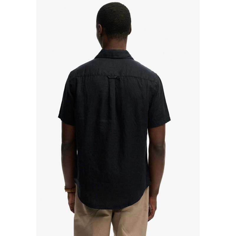Superdry Riviera Short Sleeve Linen Shirt image number 1